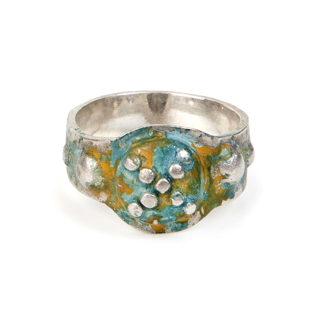 Anillo Barcino Familias escudo XL3 - Imagen 2