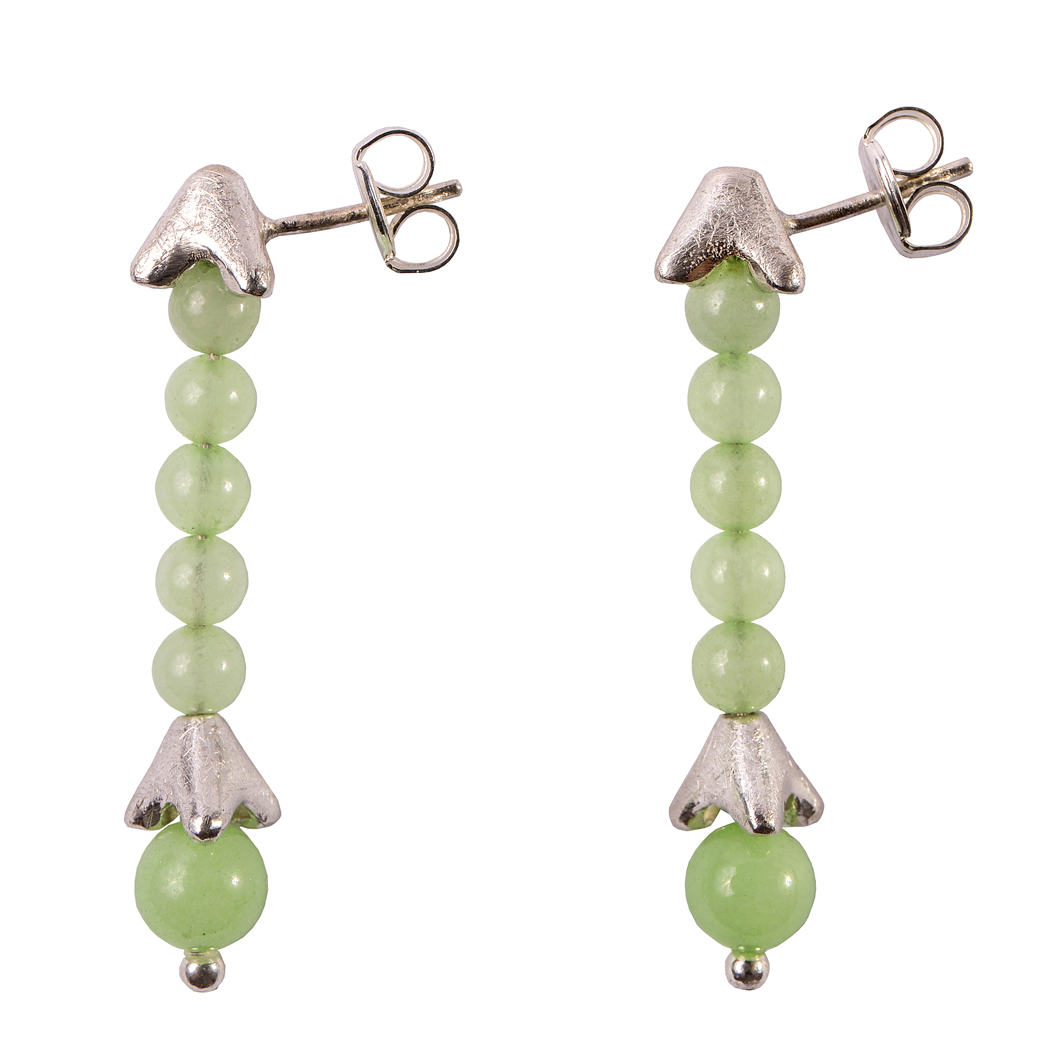 Pendientes largos Cactus verde - Imagen 2