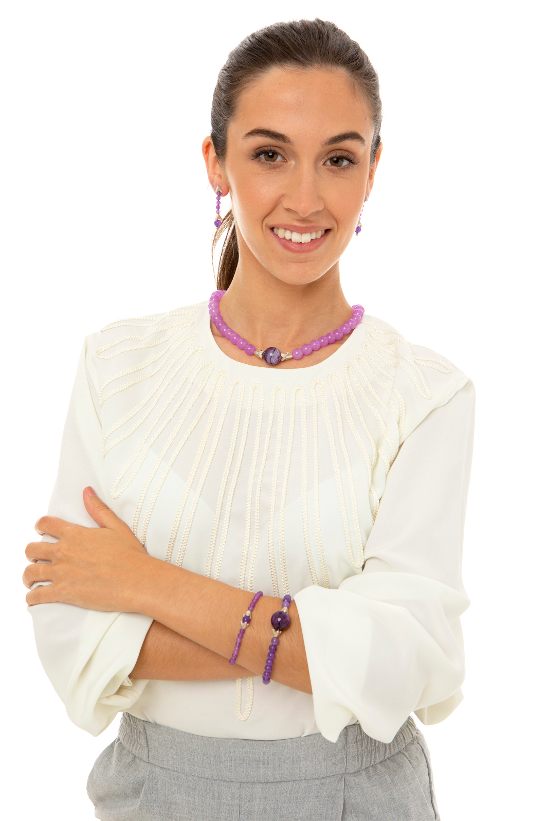 Collar Cactus malva - Imagen 2