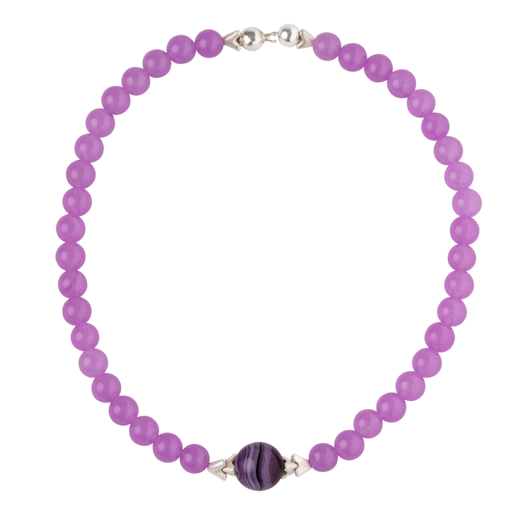 Collar Cactus malva