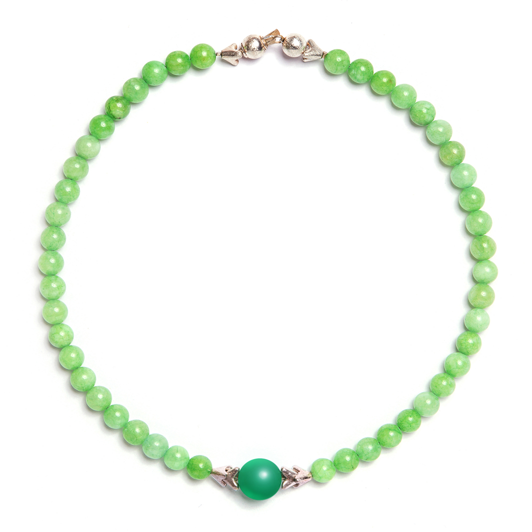 Collar Cactus verde
