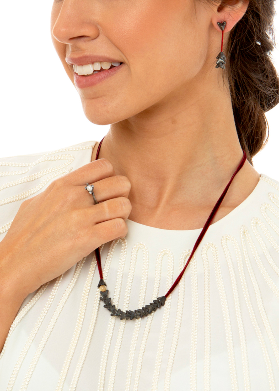 Collar Cactus granate - Imagen 3