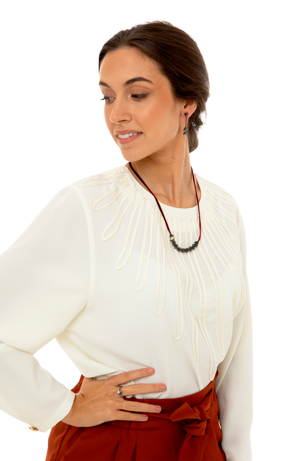 Collar Cactus granate - Imagen 4