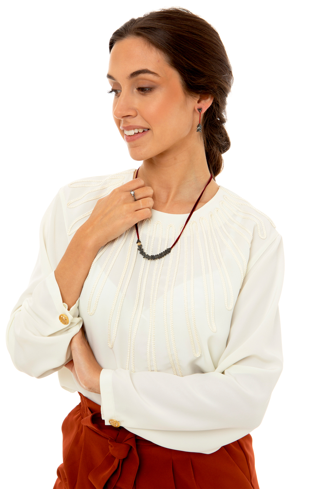 Collar Cactus granate - Imagen 6