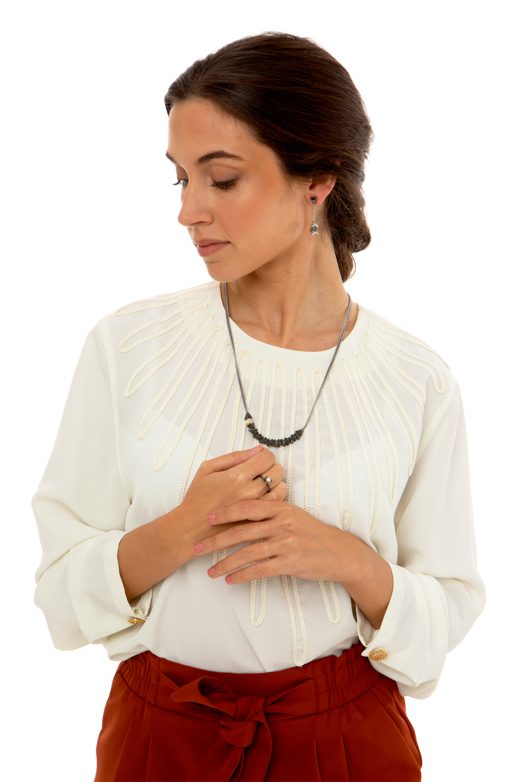 Collar Cactus gris - Imagen 2