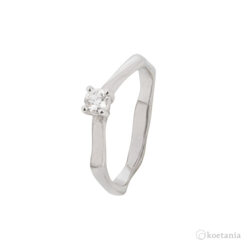 Anillo de compromiso Rama Diamante 3.5mm