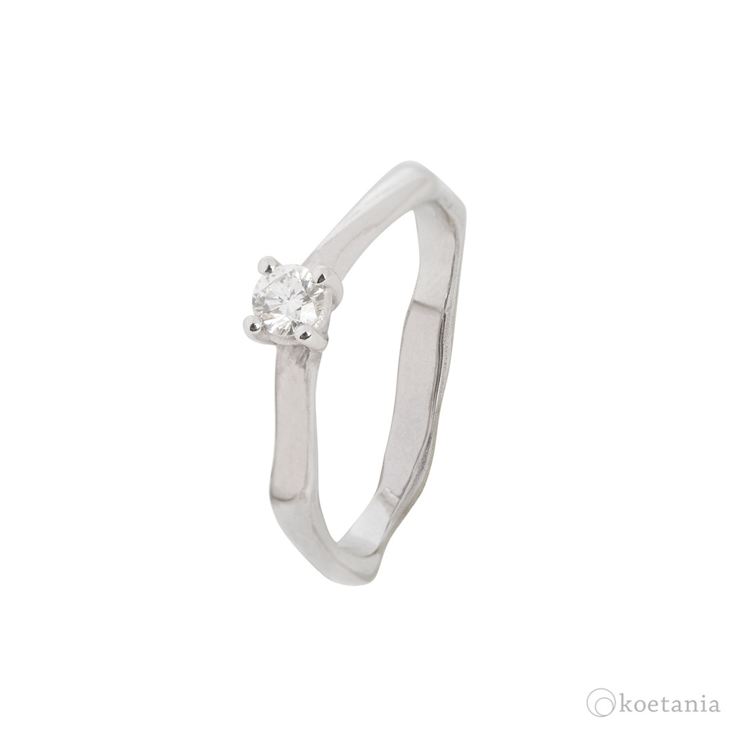 Anillo de compromiso Rama Diamante 3.5mm