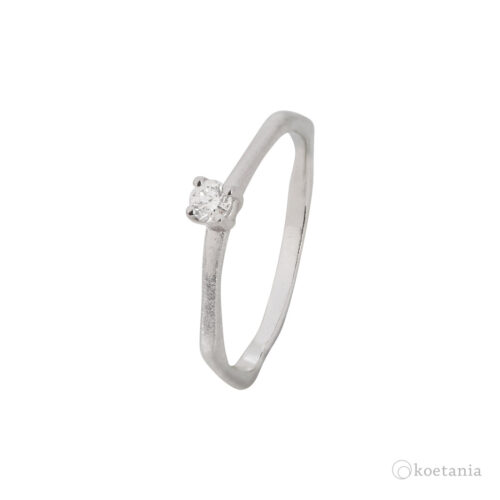 Anillo Rama Diamante 2,7mm 0,08ct