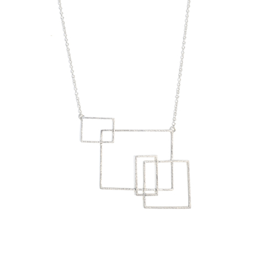 Collar Largo Espais de plata - Imagen 2