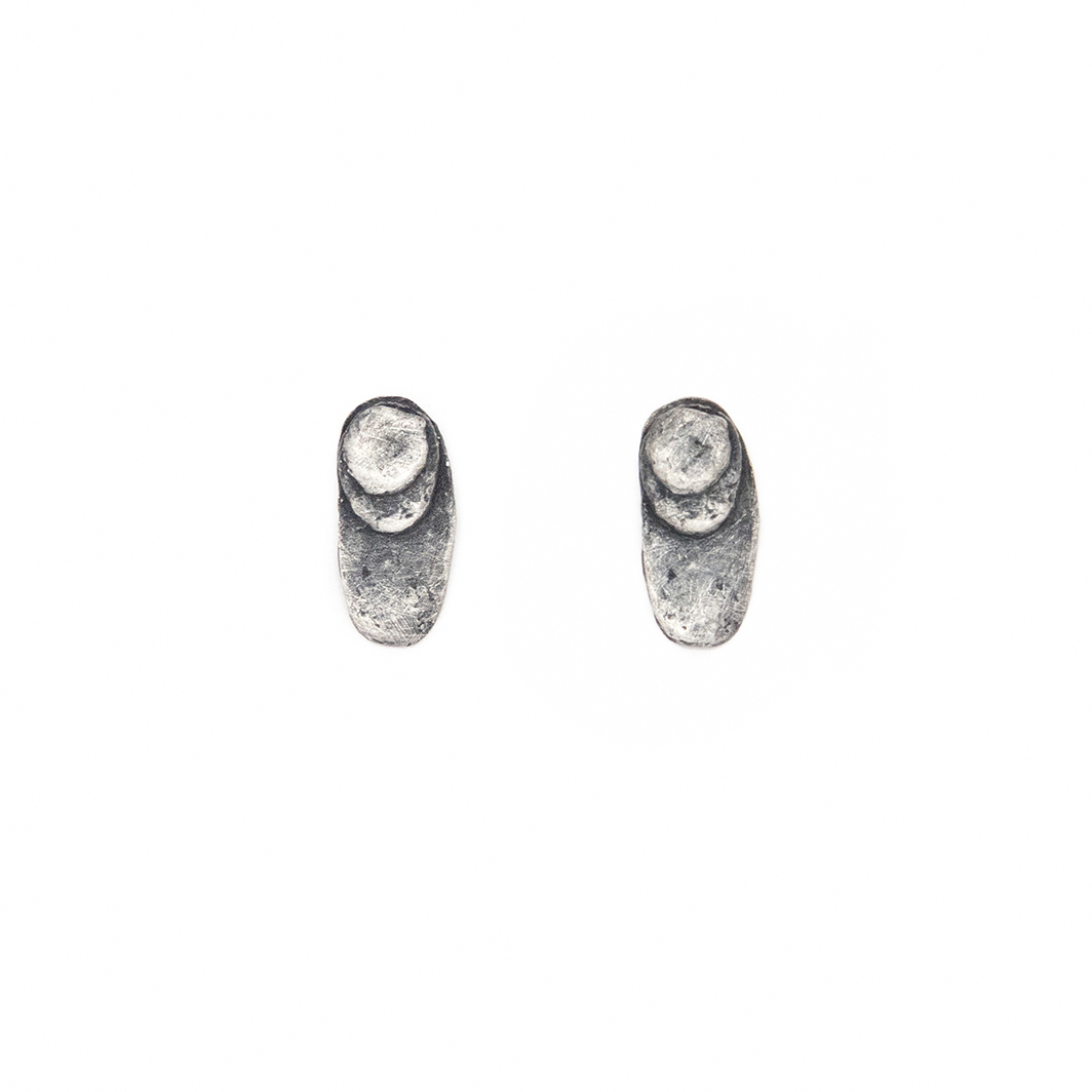 Pendientes botón Macaret intermedia