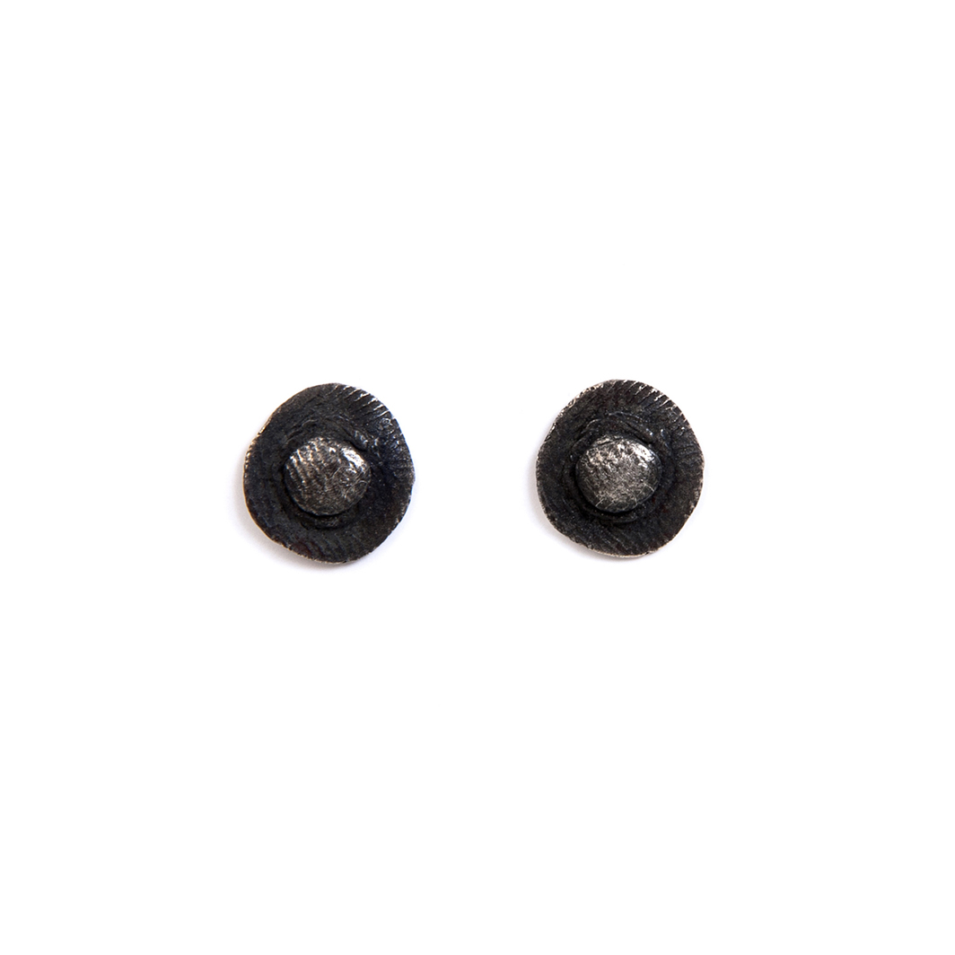 Pendientes botón Macaret redondos