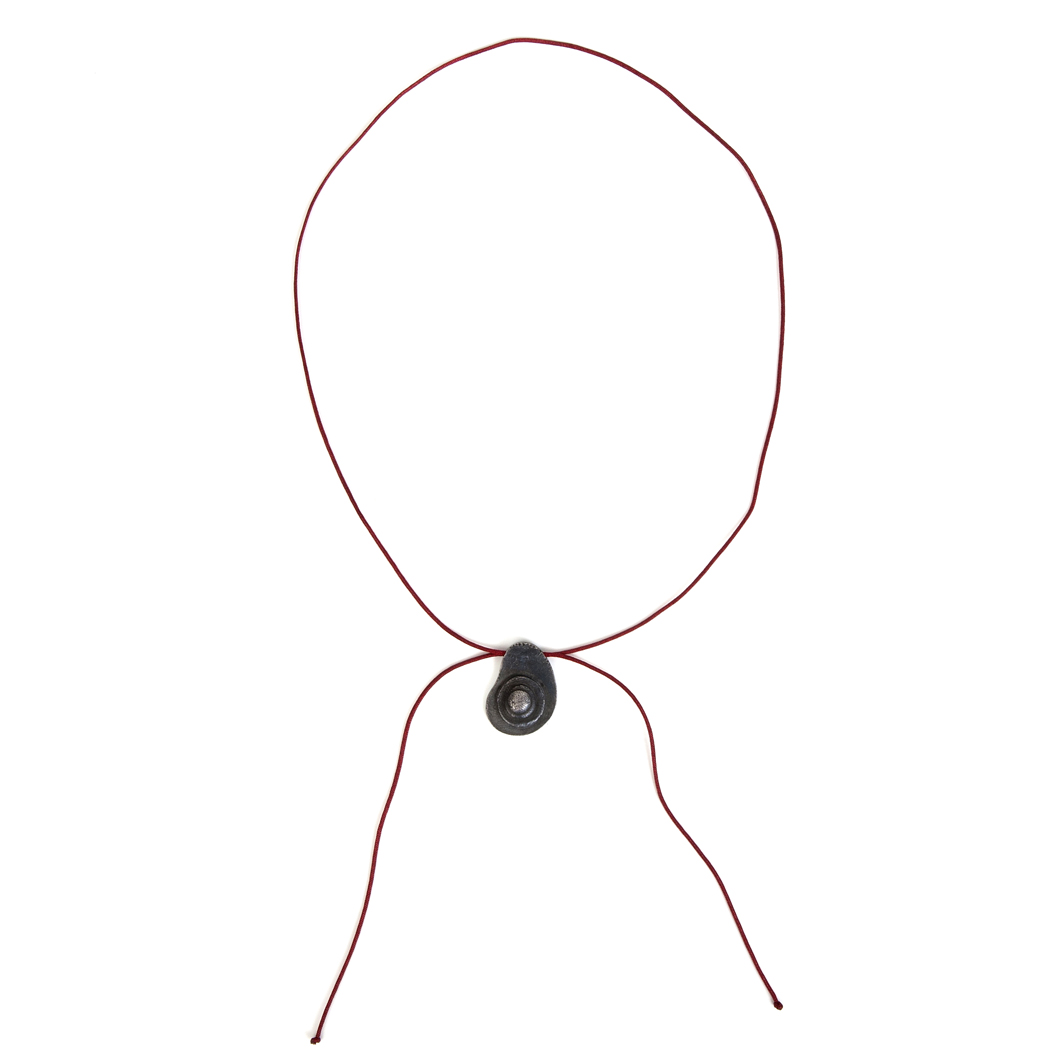 Collar textil Macaret granate