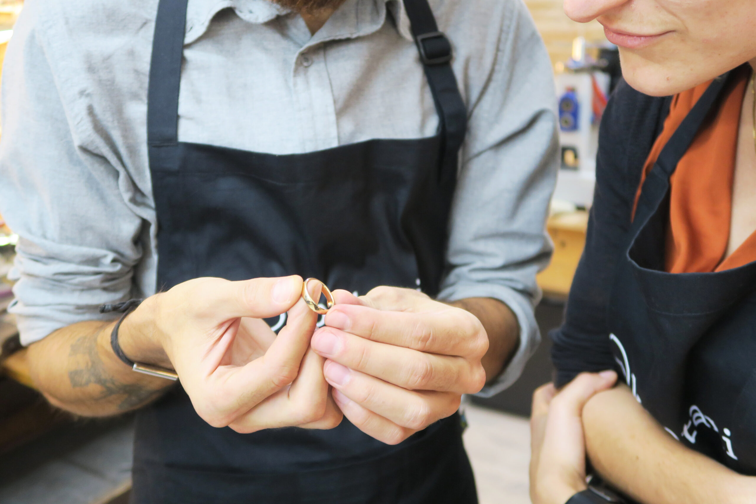 Taller de alianzas de boda