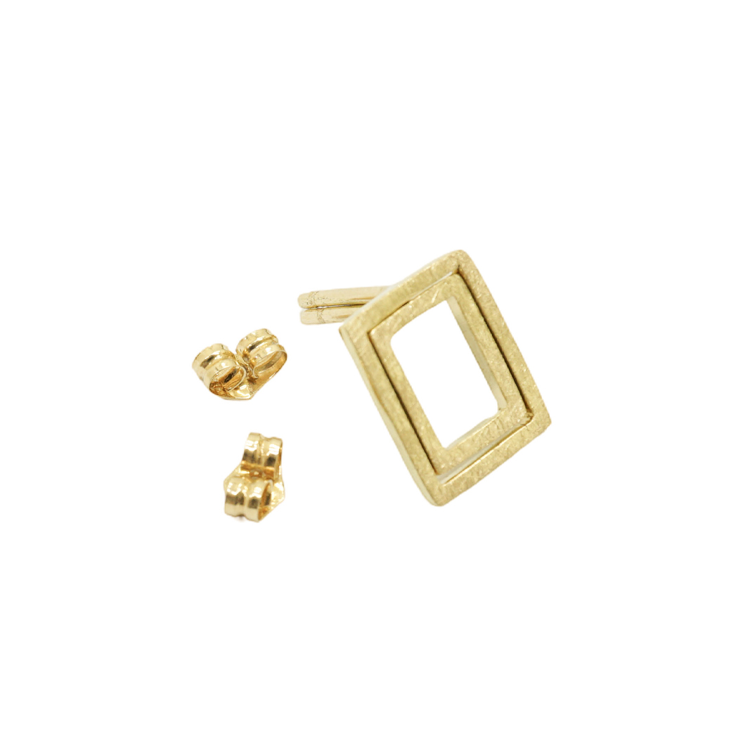 Pendientes Espais oro amarillo 18kt. - Imagen 3